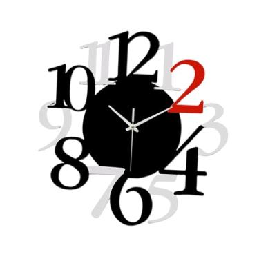 Imagem de Generic Relógio de parede decorativo, silencioso, fácil, moderno, sem -taque, ideal para quarto de bebê, bar, sala de estar e inauguração de casa, 30cm