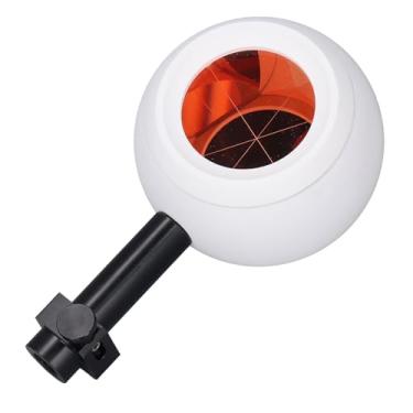Imagem de Jopwkuin Prisma Portátil da Bola da Precisão Alta 64mm Bola do Prisma Estação Total para Examinar o Monitoração Esfera para a Estação Total