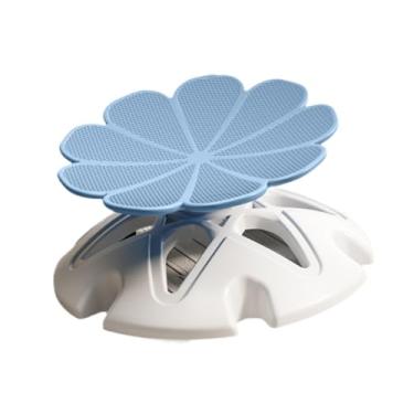 Imagem de Ｂｅｓｇａ Cadeira giratória infantil antiderrapante, portátil, para treinamento de coordenação, brinquedo calmante, assento giratório, brinquedo, Azul