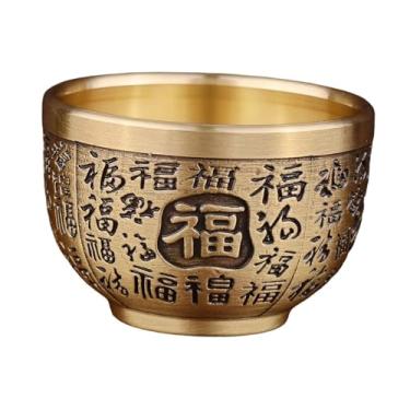 Imagem de Fenteer Tigela Ornamental de Cobre para Tesouros, Decoração Feng Shui para Sala de Estar de Hotel, Style a