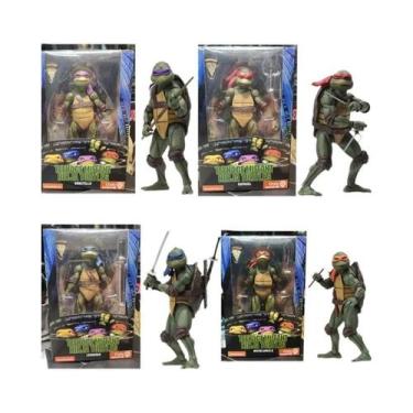 Imagem de Figura De Ação Neca Tartaruga Ninja Versão Do Filme De 1990 Estátua De