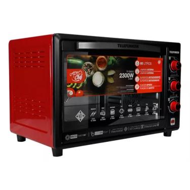 Imagem de Forno Elétrico Telefunken Convecção 2300w R650c 60 Litros 220v Vermelho