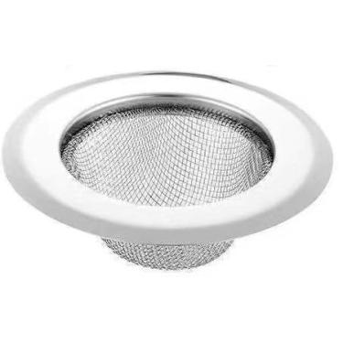 Imagem de Coletor de alimentos para pia de aço inoxidável, coador de pia suspenso multifuncional, cesto de drenagem para filtrar resíduos de cozinha e lavar frutas ou legumes (17726)