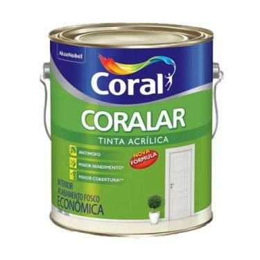 Imagem de Tinta Coralar Acrílica Marfim 3,6L Coral