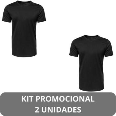 Imagem de Camiseta Masculina Regular Fit Malha Fio 30 100% Algodão Bolt Kit Prom