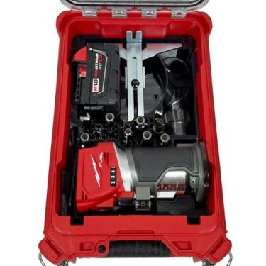 Imagem de M18 Organizador compacto de combustível com ferramenta, bateria e armazenamento de bits para caixa de ferramentas compacta, armazenamento de bateria e acessórios, inserção apenas 2732-20 – Serve para