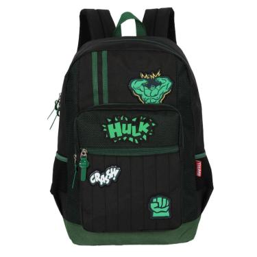 Imagem de Mochila Escolar Menino Bolsa Hulk Capitao America Avengers-Masculino