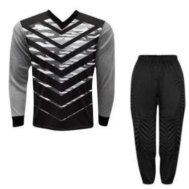 Imagem de Kit Goleiro Infantil Camisa Roma Kanga + Calça TRB Acolhoada-Unissex