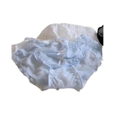 Imagem de Calcinhas De Renda Respirável De Cintura Média Para Mulheres, Calcinha