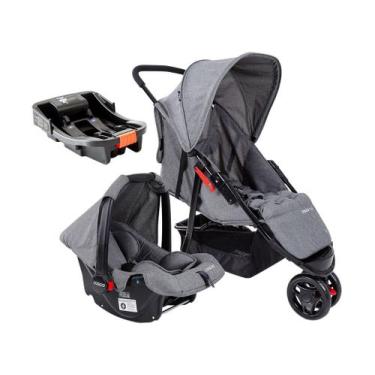 Imagem de Carrinho de Bebê com Bebê Conforto Cosco Kids Toffy 3 Rodas até 15kg, 