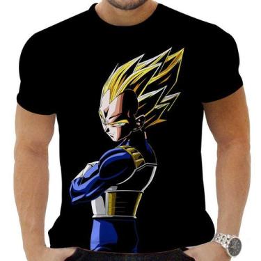 Imagem de Camiseta Camisa Personalizada Anime Clássico Dragon Ball Vegeta 07 - Z