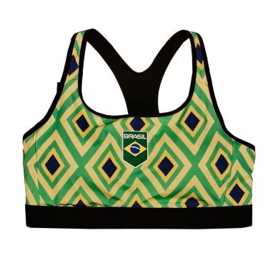 Imagem de Top Adidas Brasil Skateboarding Verde e Amarelo Paris 24-Feminino