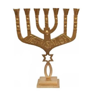 Imagem de Candelabro Sete Pontas - Menorah Grande