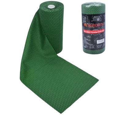 Imagem de Pacote com 50 panos de limpeza de microfibra, toalhas de papel reutilizáveis para lavagem de carro, panos de cozinha ultra absorventes panos de limpeza de janelas de casa sem fiapos (padrão xadrez