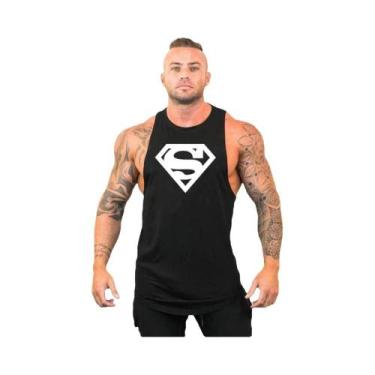 Imagem de Camiseta Sem Mangas Para Fitness Masculina Com Estampa De Diamante Par