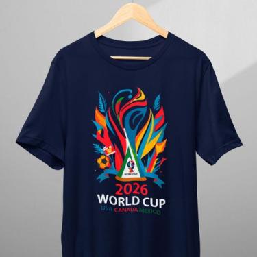 Imagem de Camiseta Infantil Adulto Copa do Mundo 2026 World Cup USA CANADA MEXIC
