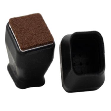 Imagem de Kit 12 Capas Para Pé Cadeira Feltro 20Mm A 28Mm Feltro