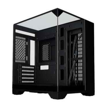Imagem de Gabinete Gamer K‑Mex Aquário Visão Infinito ATX, Sem Fonte, Sem Fan, Preto – Design com Acrílico, Iluminação e Espaço para Expansões – CG‑K3D3