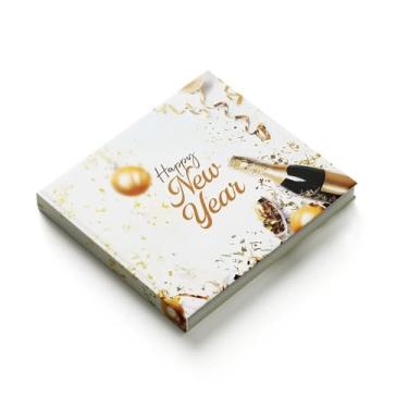 Imagem de Álbum de Fotos Ano Novo Autoadesivo - Compatível com Impressões Mini e Mini Link – 24 Fotos 5x8 a 10x12 Ical