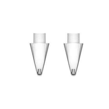 Imagem de 2 pontas M-Pencil, pontas de substituição para Huawei M-Pencil 2ª geração Stylus, pontas Stylus de alta sensibilidade CD54 pontas de caneta Stylus Touch (branca)