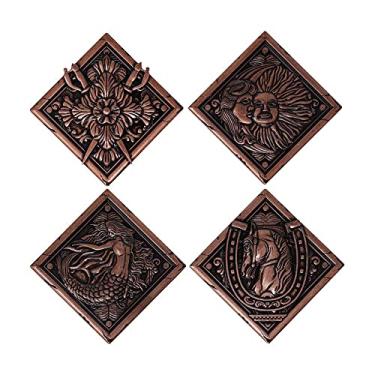 Imagem de Fanattik Conjunto Medalhão Resident Evil Village Replica House Crest