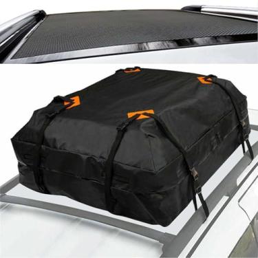 Imagem de Bagageiro de Teto para Carro, roof rack, Roof Rack Cargo Carrier, Roof Cargo Carrier, Bagageiro de Teto Impermeavel Dobravel para Carro Porta Bagagem Universal