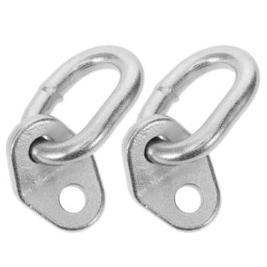 Imagem de Luxshiny 2 peças de anéis de elevação de motor de aço inoxidável resistentes, suportes de elevação de capacidade de 2,5 kg para reparo automotivo e de tratores