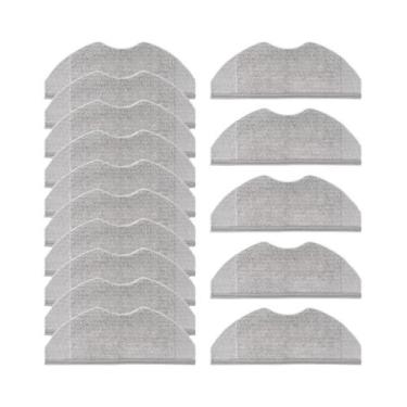 Imagem de Peças De Pano De Limpeza Laváveis E Reutilizáveis Para Aspirador Robô 