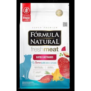 Imagem de Fórmula Natural Fresh Meat Ração Seca Para Gatos Castrados Sabor Carne 10,1Kg