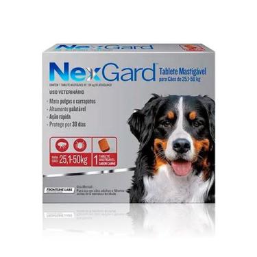 Imagem de Nexgard 25 a 50KG 1 Comprimido - Antipulgas e Carrapatos para Cães - B