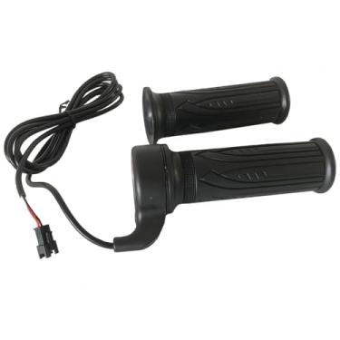 Imagem de AaiLucky Acelerador WUXING 20X de torção total para Ebike, 12 V-72 V Punho de acelerador giratório de bicicleta elétrica com plugue SM de 3 pinos, acelerador de polegar para motocicleta MTB E-Scooter