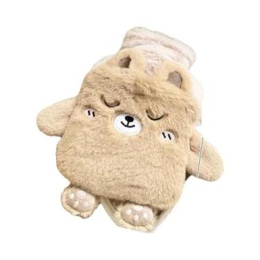 Imagem de Bolsa Térmica De Pelúcia Kawaii Para Mulheres, Aquecedor De Mãos, Pés 