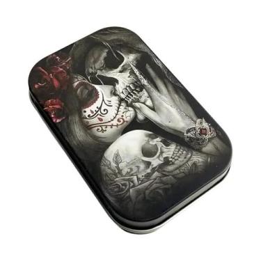 Imagem de Estojo Masculino Para Cigarros, Papel De Enrolar, Ervas E Tabaco, Caix