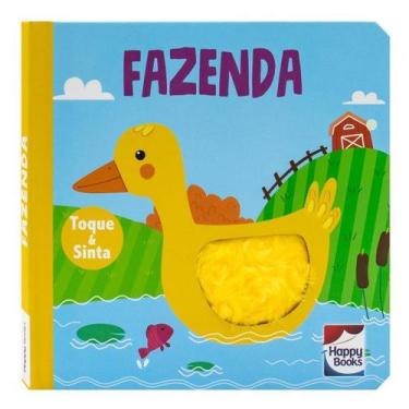 Imagem de Animais Fofuchos - Toque e Sinta: Fazenda - HAPPY BOOKS, Sortido
