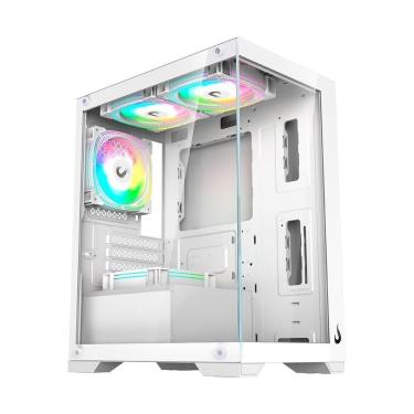 Imagem de Gabinete Gamer Rise Mode Crystal Glass 01, Mid Tower Sem FANs, - RM-CA-CY-01-FW-Unissex