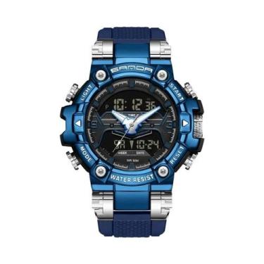 Imagem de Relógio Militar De Luxo Masculino SANDA 3186 Com Display Digital E Ana
