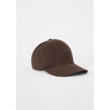 Imagem de Boné Unissex Aba Curva Em Sarja - Marrom UNI - Hering, UNI