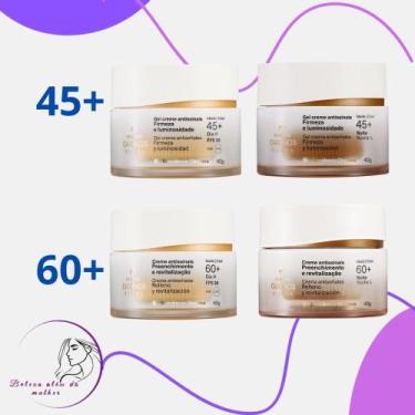 Imagem de Creme Antissinais Natura Chronos 45+ e 60+  Dia e Noite  Antirrugas e 