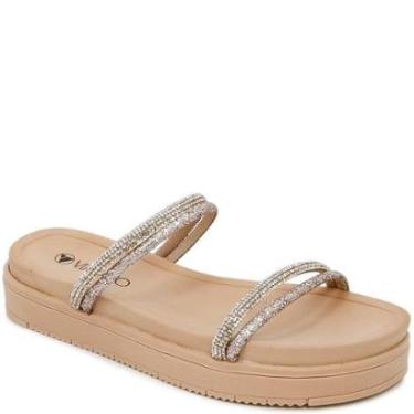 Imagem de Sandália Papete Quatro Tiras Brilho Via Uno 837056-Feminino