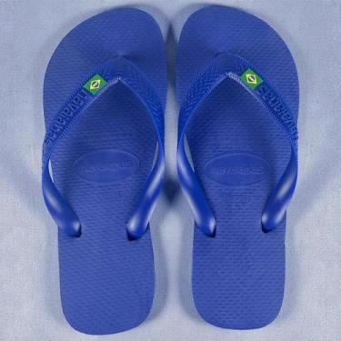 Imagem de Chinelo Havaianas Brasil Logo Unissex Original Legítima Com Bandeira C