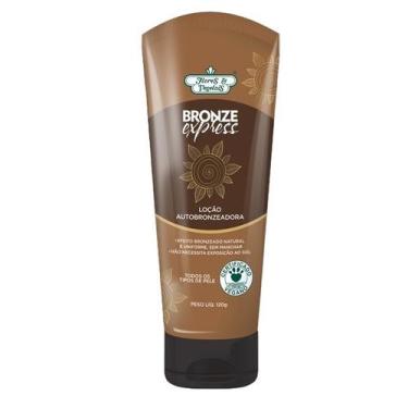 Imagem de Loção Autobronzeadora Bronze Express Flores e Vegetais 120g