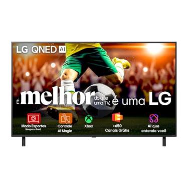Imagem de Smart TV 4K 65" LG QNED 65QNED80 Processador α7 AI Ger8 Super Slim Design Local Dimming Alexa Integrado WebOS 25