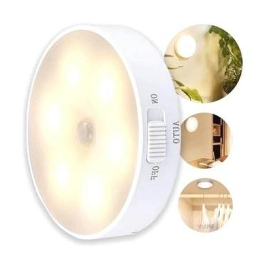 Imagem de Luminárias Led Sem Fio Com Sensor De Presença Recarregável - Black Bul