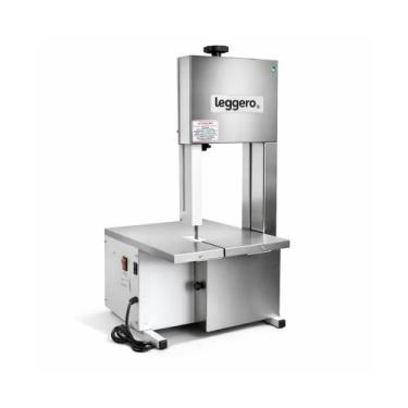 Imagem de Serra Fita de Bancada Açougue Carne Osso 1,46 Semi Inox Leggero