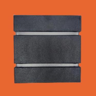 Imagem de Arandela de Parede 2 Focos 2 Frisos Interna e Externa Muro Escada Corr