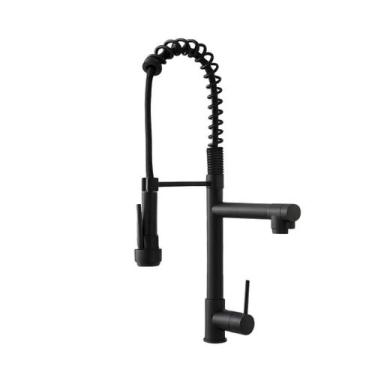 Imagem de Torneira cozinnha gourmet tor-005 monocomando 50cm com ducha domum pre