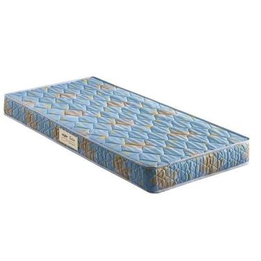 Imagem de Colchão Infantil para Berço Espuma D18 Ecoflex Ecoline Verde Bordado 60x130x10cm