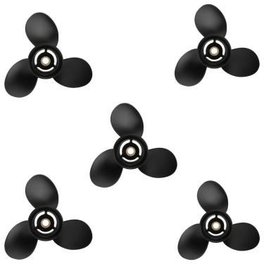 Imagem de KIT 5 Hélice Motor de Popa Mercury 15Hp 9 1/4 X 10