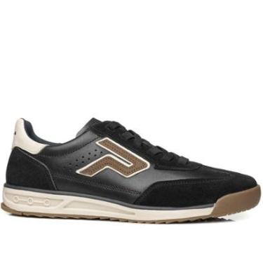 Imagem de Sapatenis Pegada Masculino em Couro Preto 112501-02-Masculino