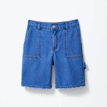 Imagem de Bermuda Jeans Infantil Menino Azul - Hering